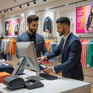 Pos system for clothing store