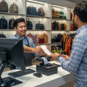 POS system for bag store