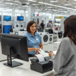 POS system for electronics and home appliances