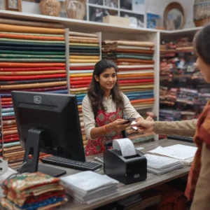 POS system for fabric store