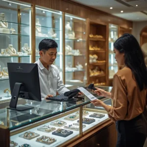 POS system for jewelry gemstone Srilanka