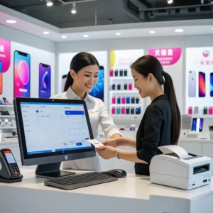 Pos system for mobile store